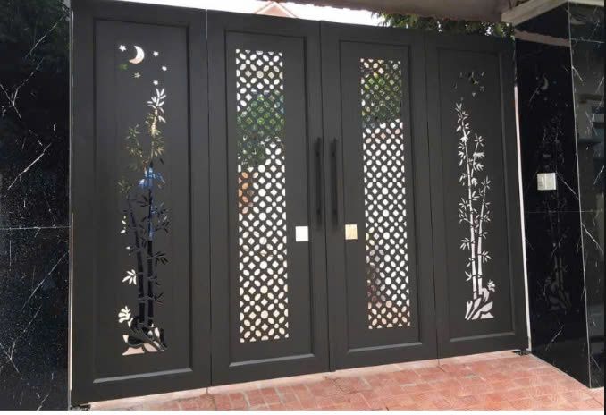 Cổng sắt CNC Hà Nội Cơ Khí Quảng Cường